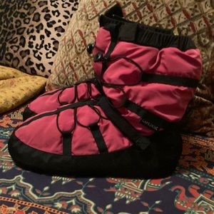 Capezio warm up booties